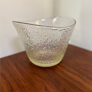 Jeanette glass Finlandia tree bark ice bucket